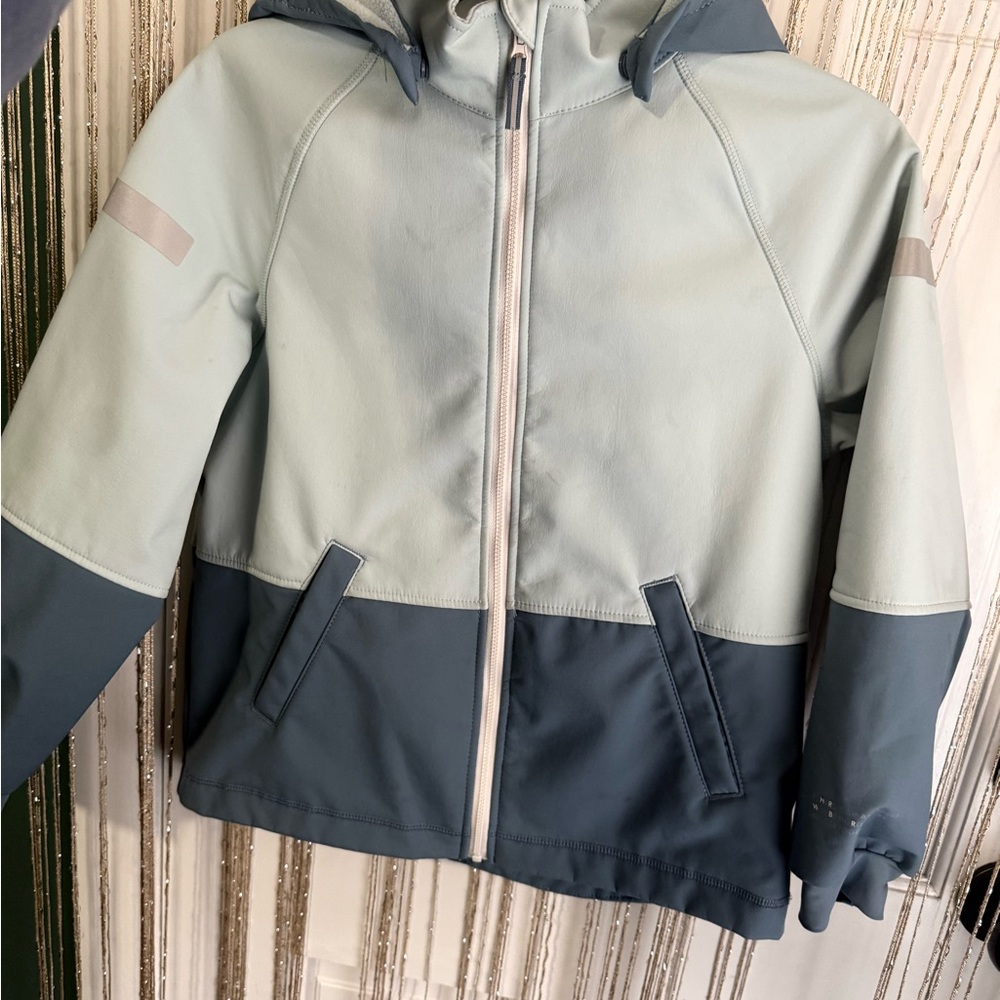 H&M Kids Blue and Gray Raincoat